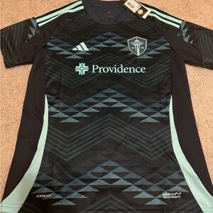 Black and Teal Soccer Jersey *SOUNDERS*